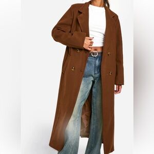Brown long coat